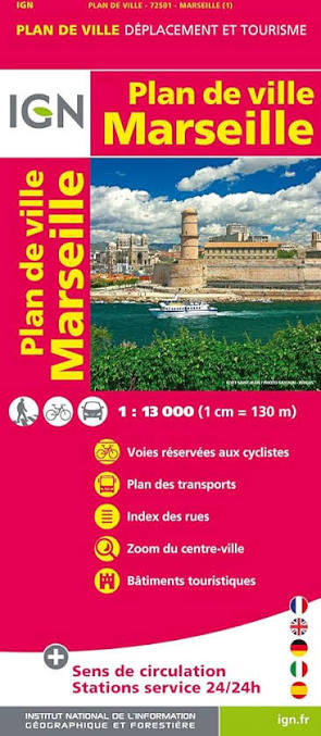 IGN France Marseille - Plan de ville