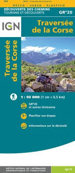 IGN France Traversee de la Corse GR20
