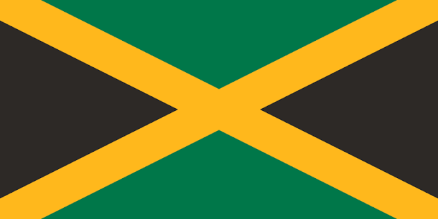 Jamaica Flag 5' X 3'