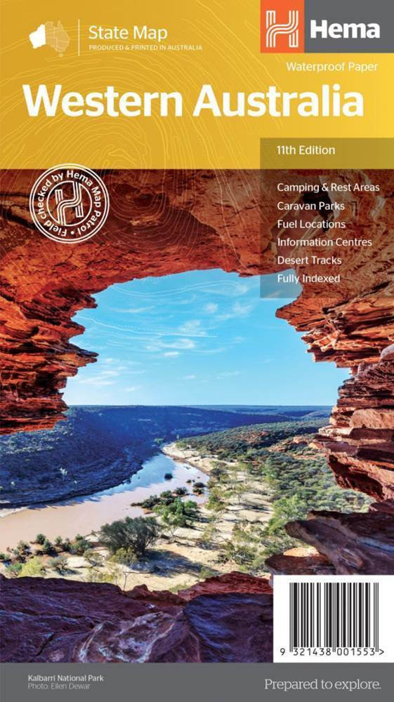 HEMA Western Australia State Map