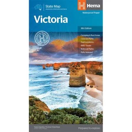 HEMA Victoria State Map