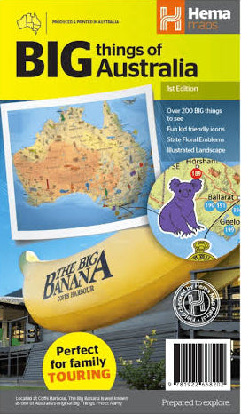 HEMA Big things of Australia Map