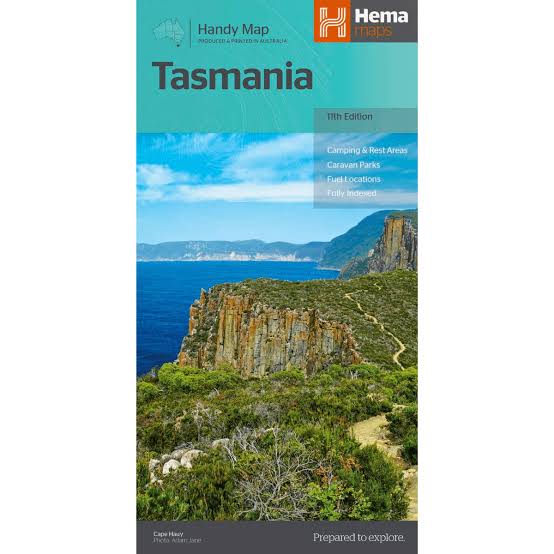 HEMA Tasmania Handy Map