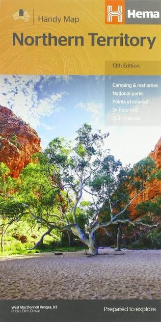 HEMA Northern Territory Handy Map