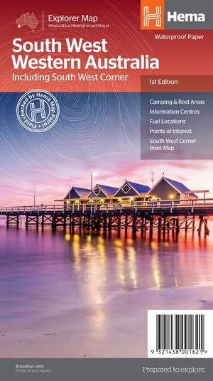 HEMA South West Western Australia Map