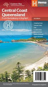 HEMA Central Coast Queensland Map