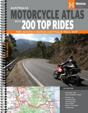 HEMA Australia Motorcycle Atlas with 200 Top Rides
