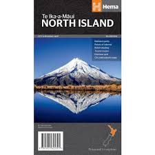 HEMA North Island New Zealand Map