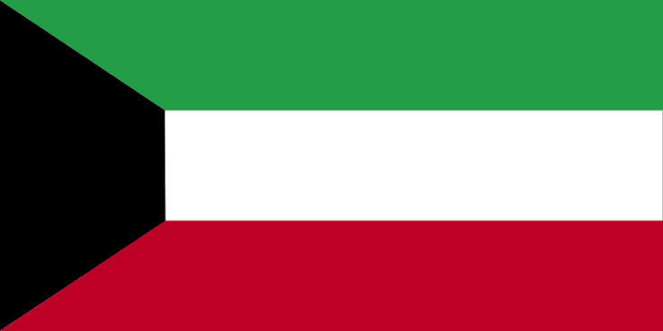 Kuwait Flag 5' X 3'