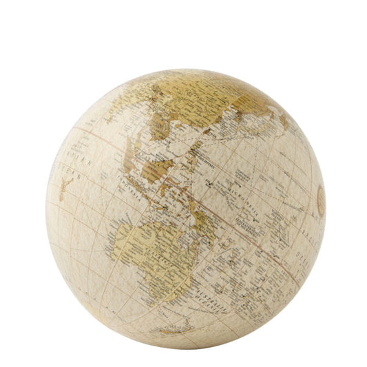 Explorer’s Sphere Globe Ivory