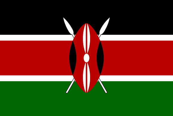 Kenya Flag 5' X 3'