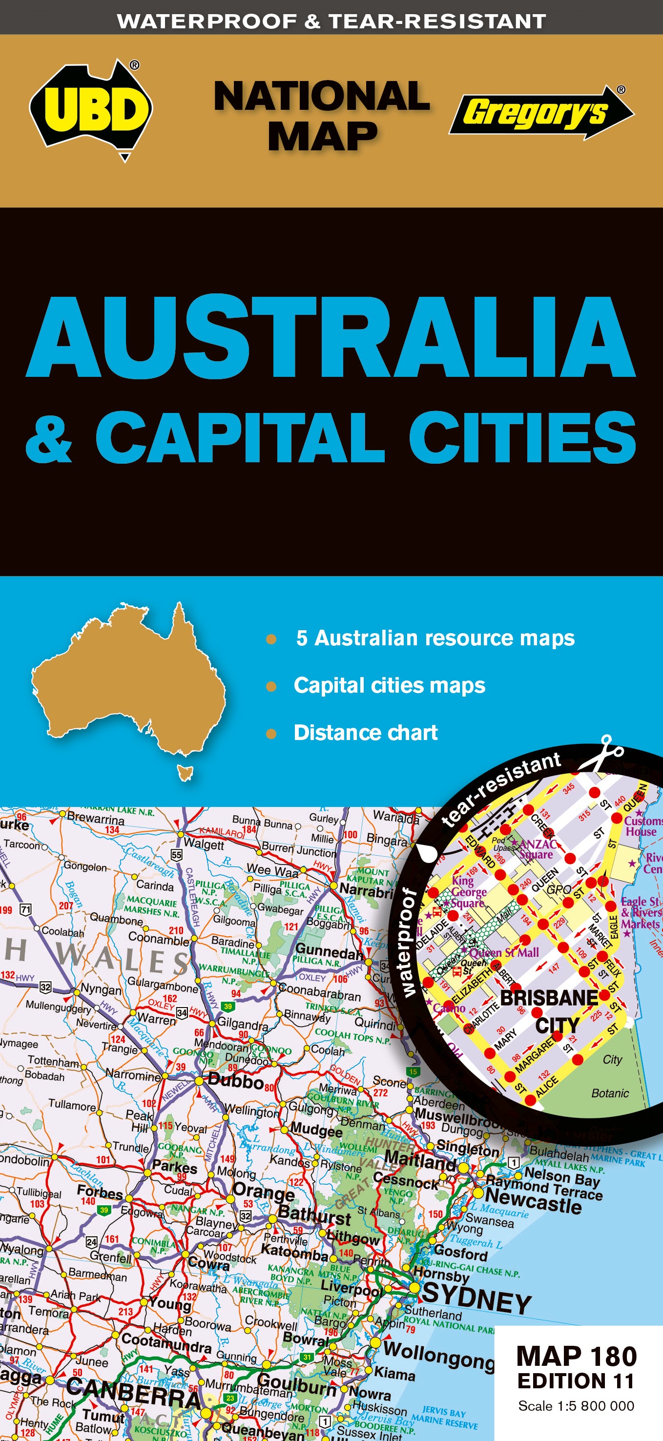 UBD Australia & Capital Cities 11th ed.