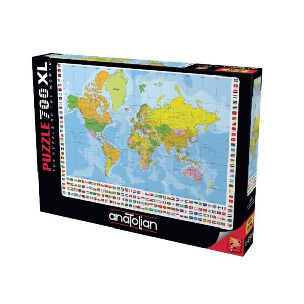 Anatolian 700p XL World Political Map