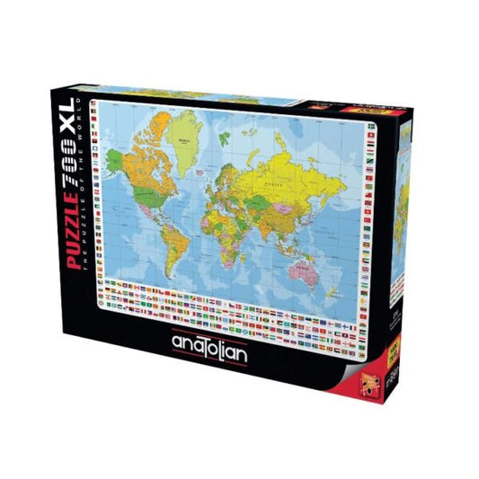 Anatolian 700p XL World Political Map