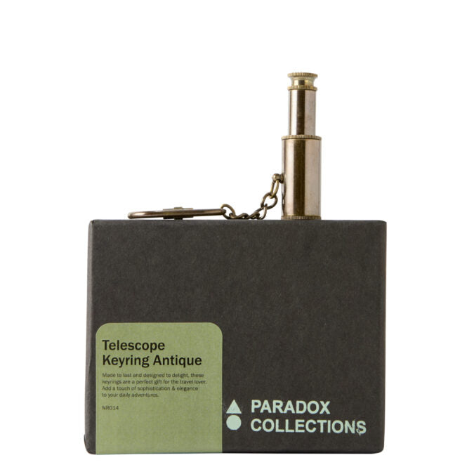 Brass Telescope Keyring