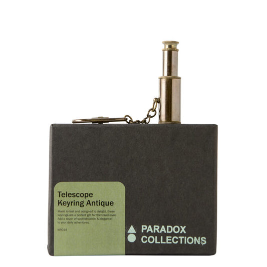Brass Telescope Keyring