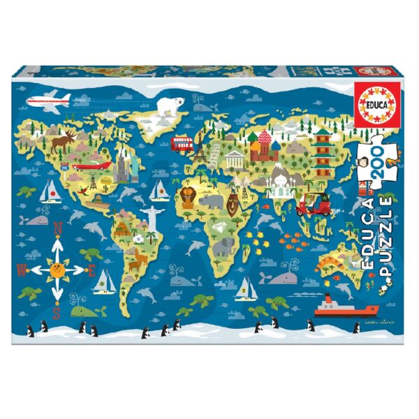Educa 200p World Map