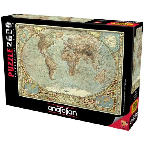 Anatolian 2000p World Map